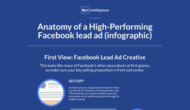Anatomy of a High-Performing Facebook lead ad (infographic)